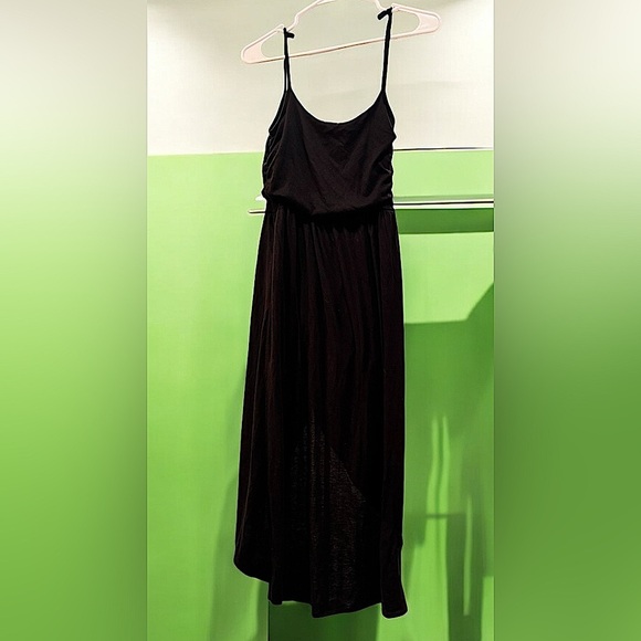 Derek Elegant Black Maxi Dress size SMALL pit to pit 12in length 47in - Picture 4 of 4